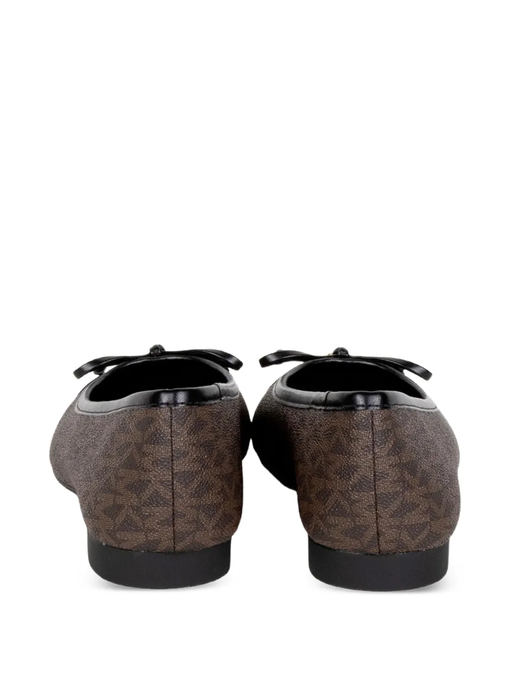 Michael Kors logo-monogram bow-detail ballet flats Bruin