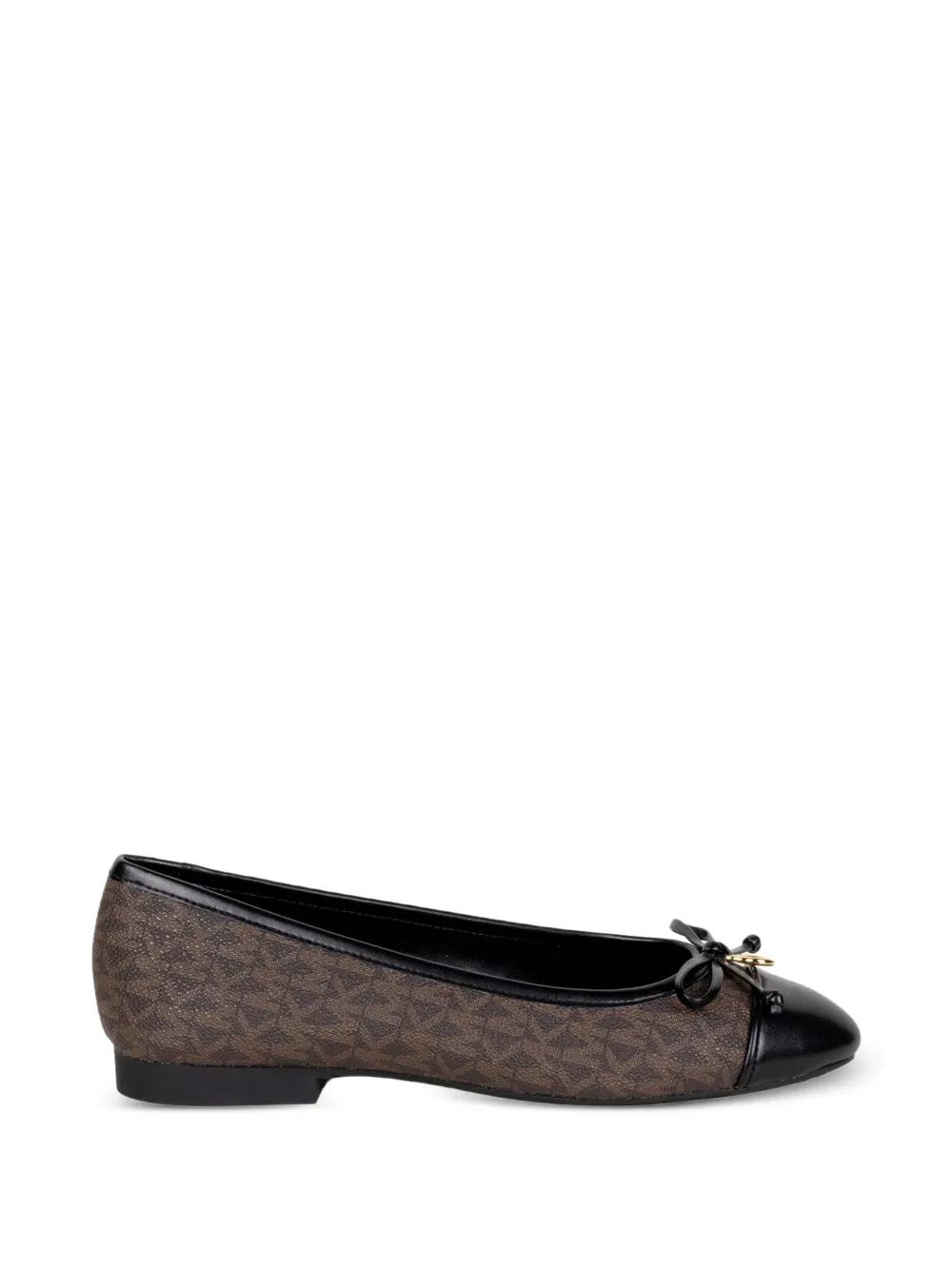 Michael Kors logo-monogram bow-detail ballet flats Bruin