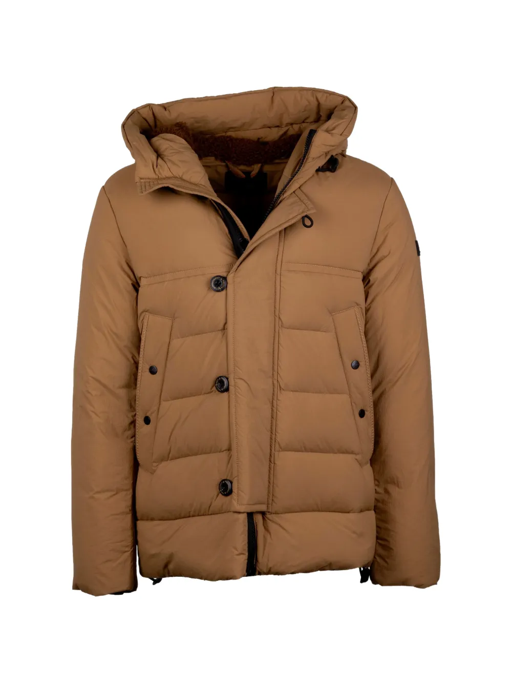 Peuterey hooded padded coat - Braun