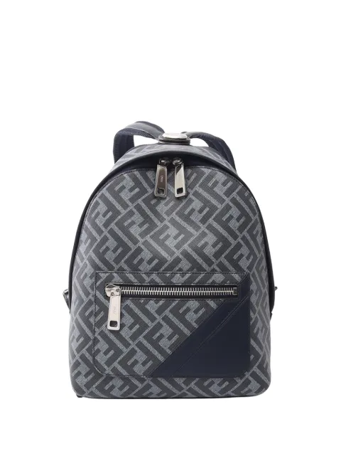 Fendi Pre-Owned 2020-2026 Small Zucca Coated Canvas Chiodo Diagonal backpack
