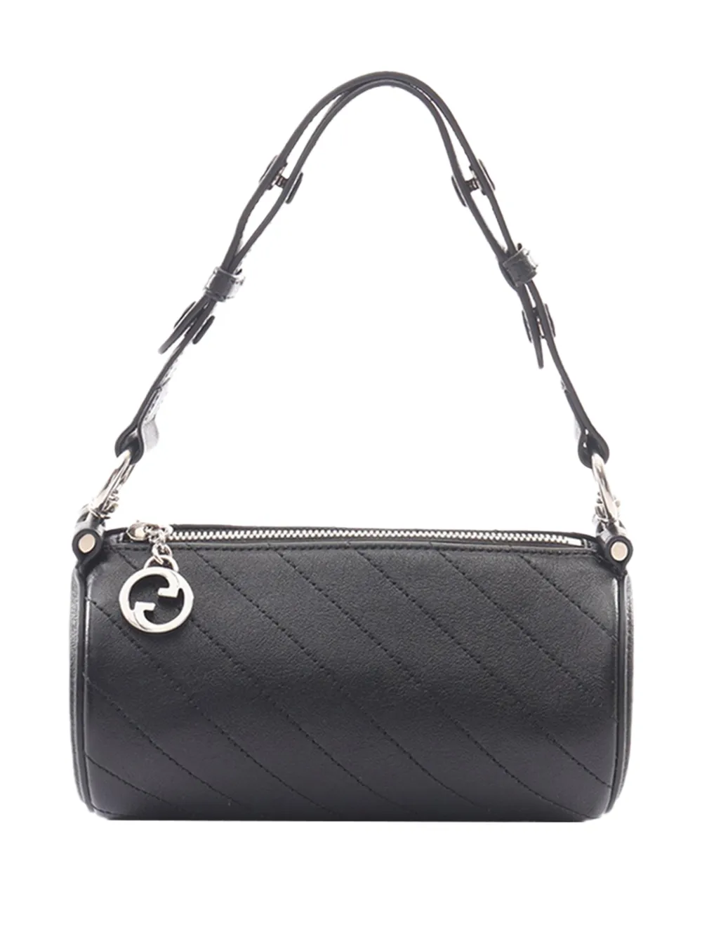 Gucci Pre-Owned 2016-2026 Mini Leather Blondie Barrel shoulder bag - Nero