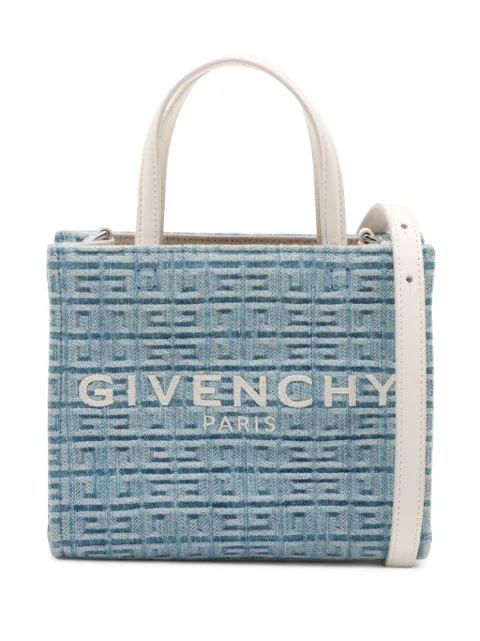 Givenchy Pre-Owned mini sac à bandoulière Bond en jean (2010-2026)