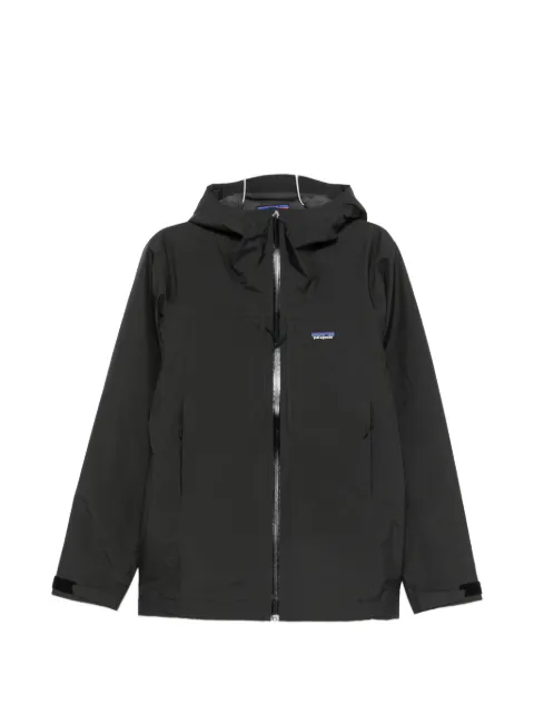 Patagonia logo-patch hooded jacket