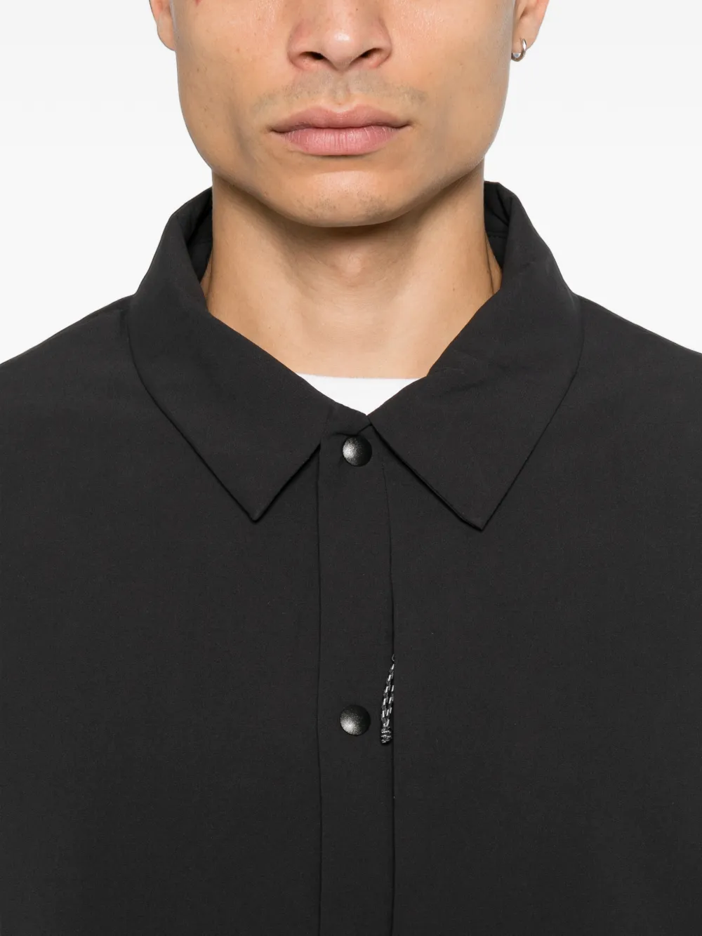 Patagonia Shirtjack met drukknopen Zwart