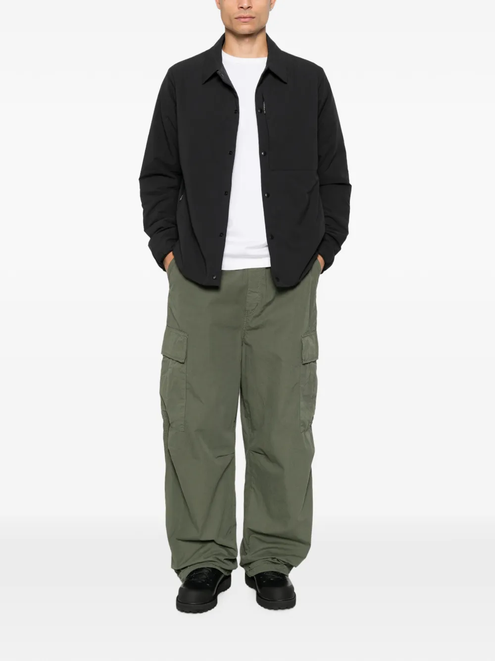 Patagonia Shirtjack met drukknopen Zwart