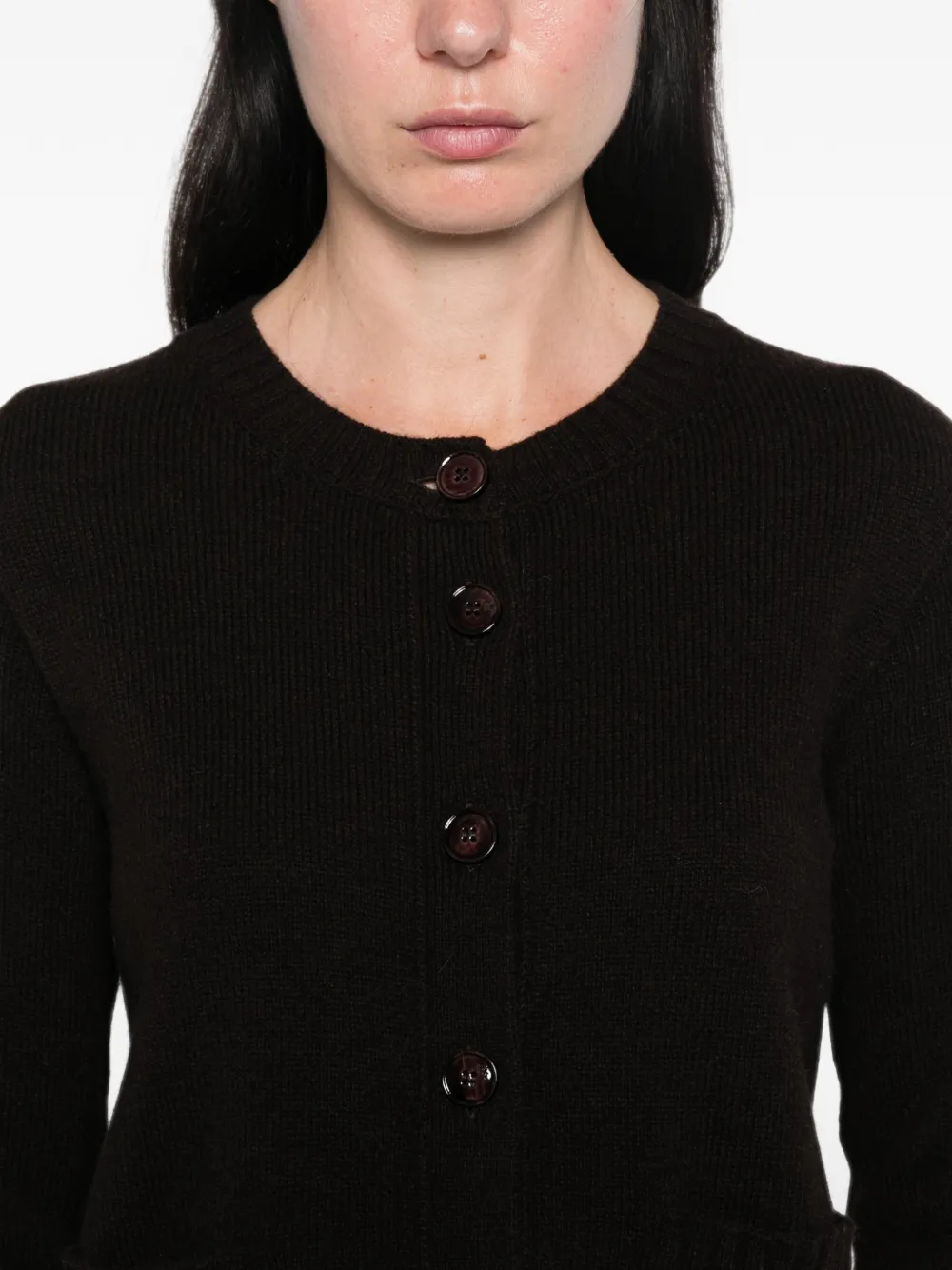 AROVESCIO Button-up vest Bruin