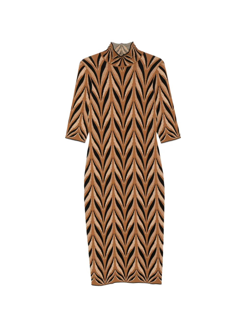 Circus Hotel jacquard-knit midi dress · 44