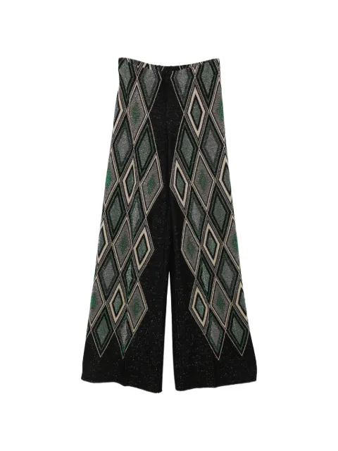 Circus Hotel argyle-pattern palazzo pants
