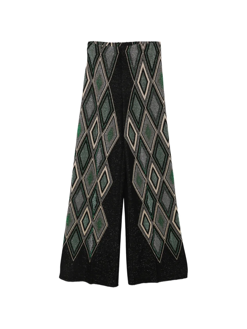 Circus Hotel argyle-pattern palazzo pants