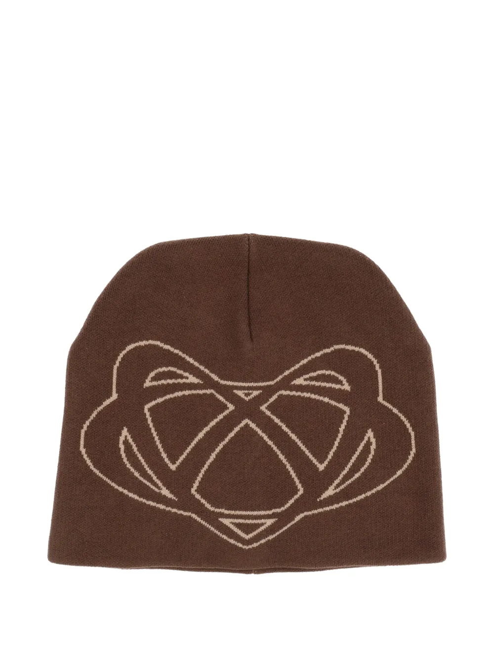 VIVAMUS logo-intarsia beanie hat