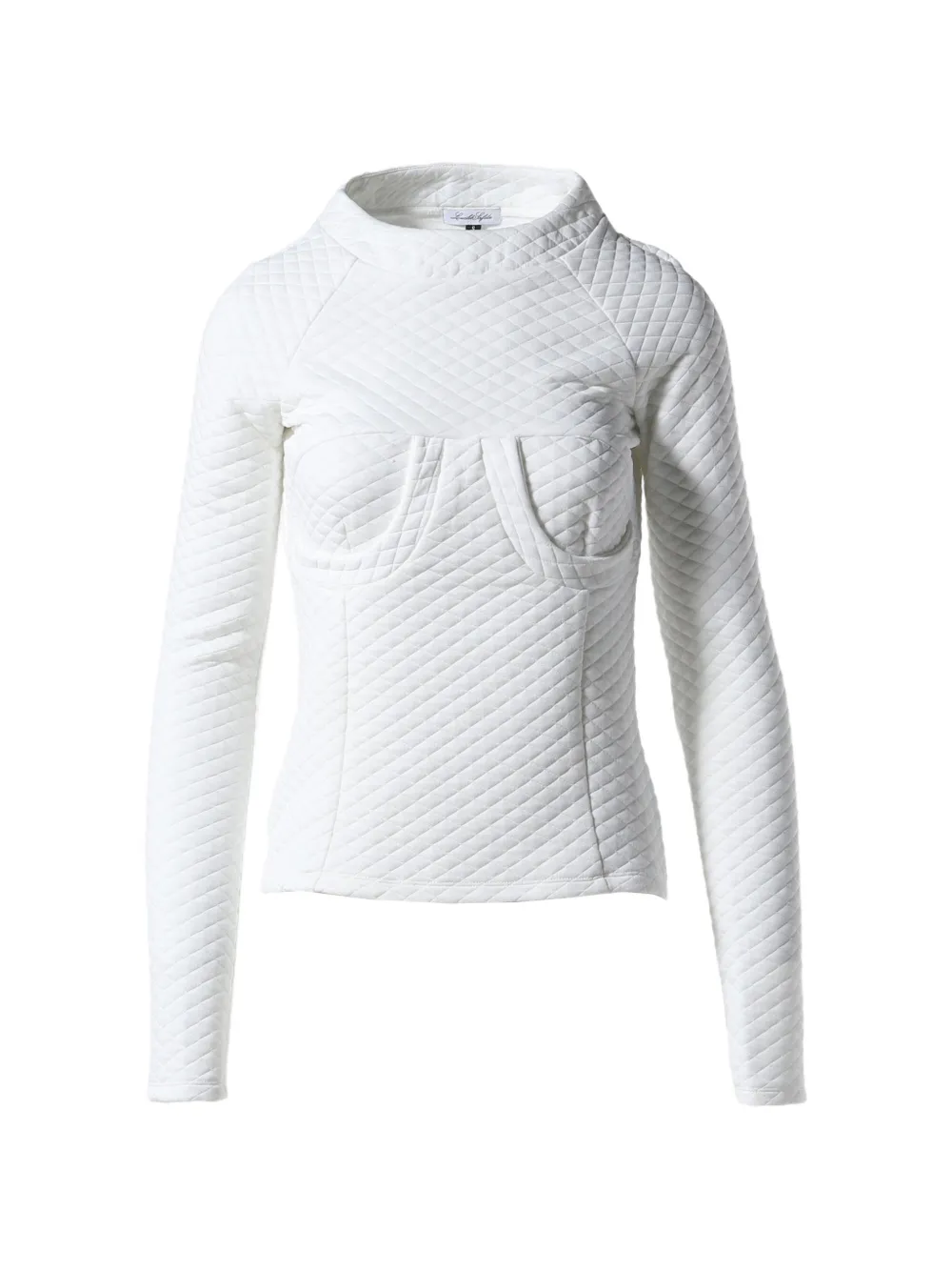 Lucila Safdie Dakota quilted sweater - Bianco