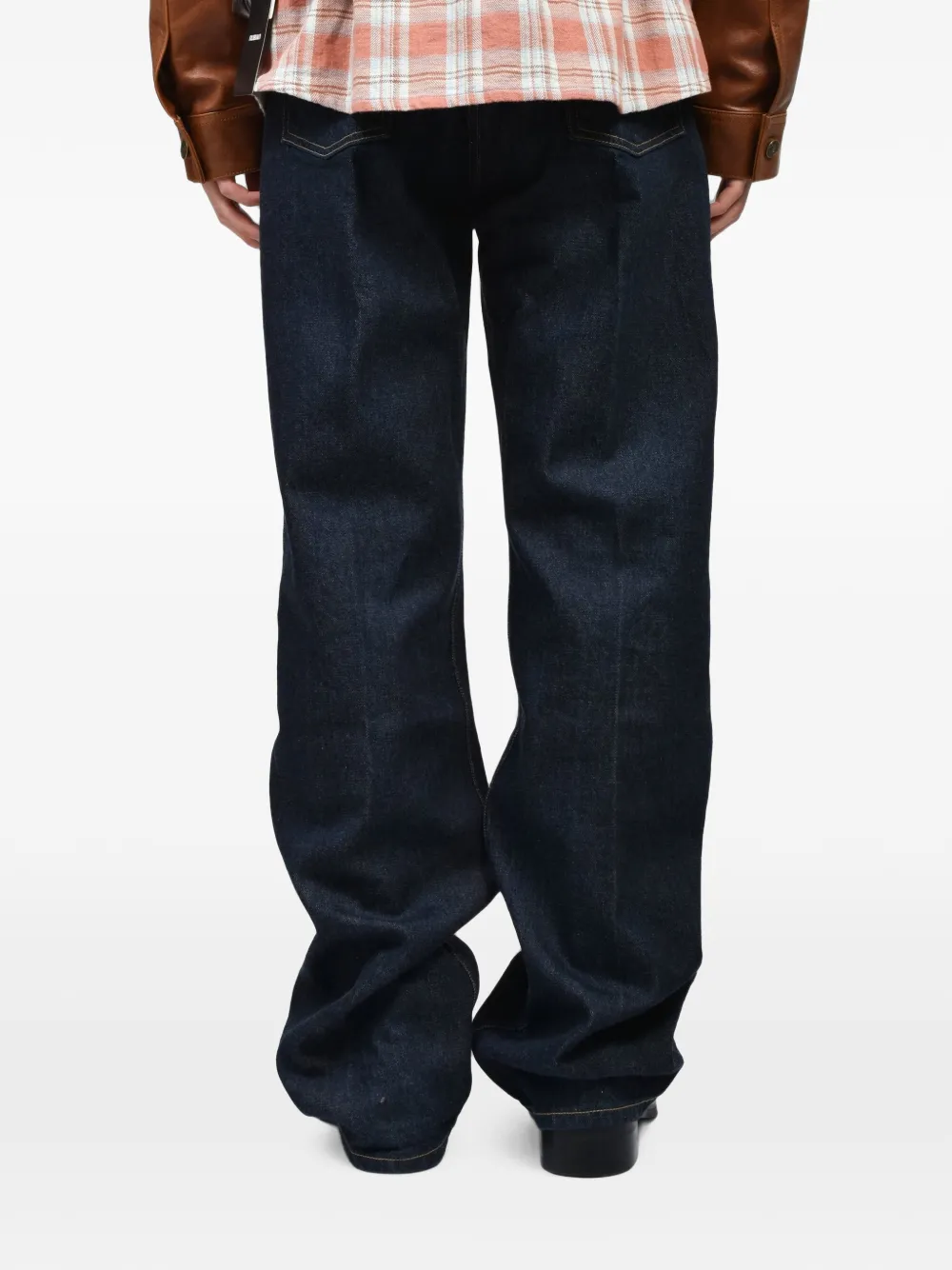 Austin Post Outland jeans met wijde neus Blauw