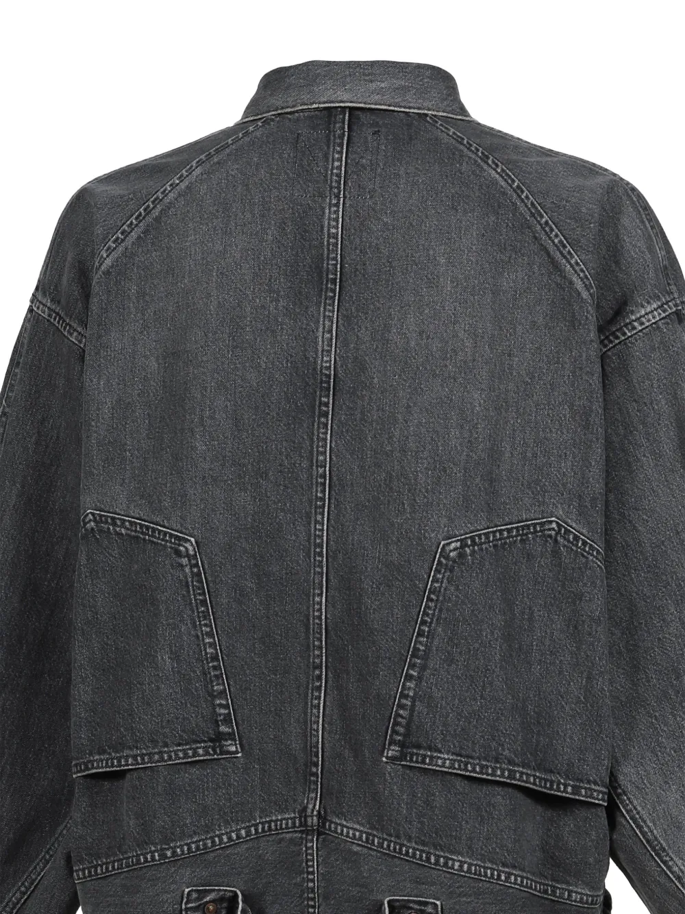 DAIRIKU Inception denim jack met wassing Grijs