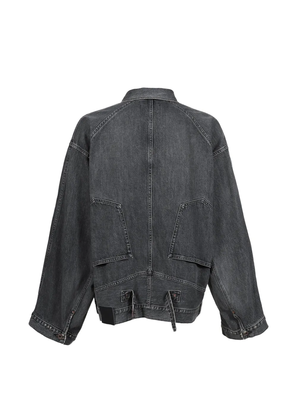DAIRIKU Inception denim jack met wassing Grijs