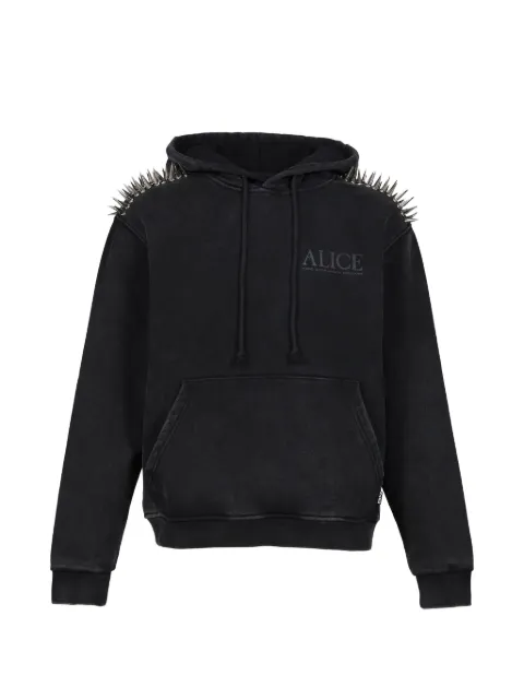 ALICE HOLLYWOOD Deegan stud-embellished hoodie