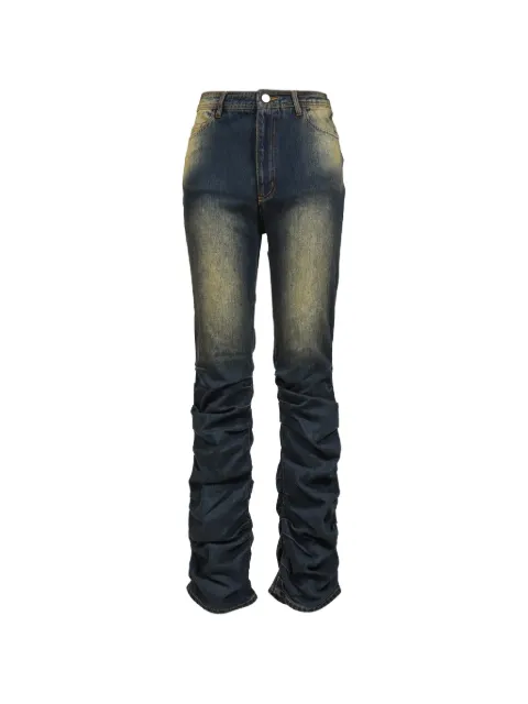 VIVAMUS shaggy-detail slim-fit jeans