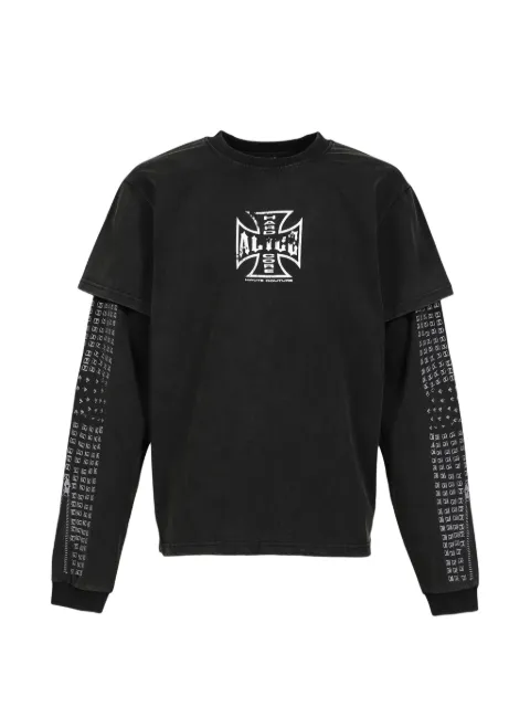 N.HOOLYWOOD Moto logo-print T-shirt