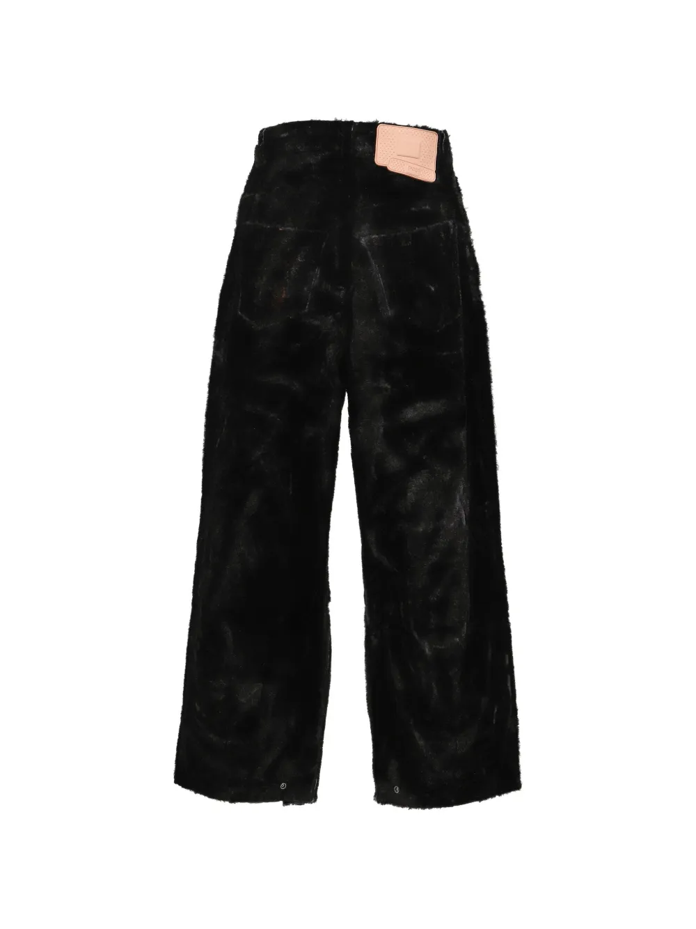 Napa By Martine Rose Leggenda broek van imitatiebont Zwart