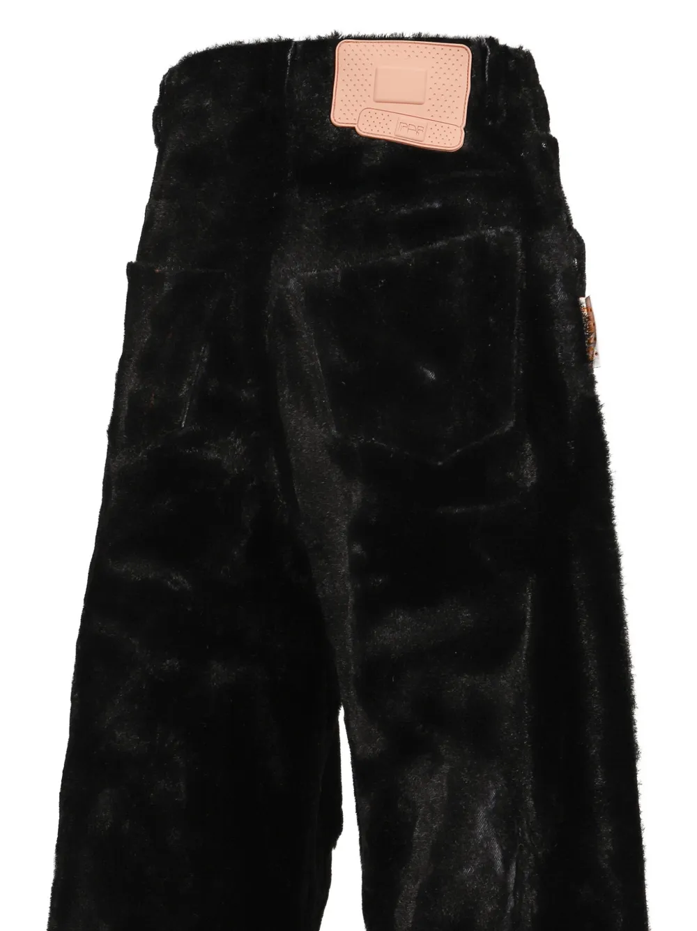 Napa By Martine Rose Leggenda broek van imitatiebont Zwart