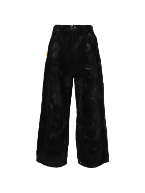 Napa By Martine Rose Leggenda faux-fur flock trousers