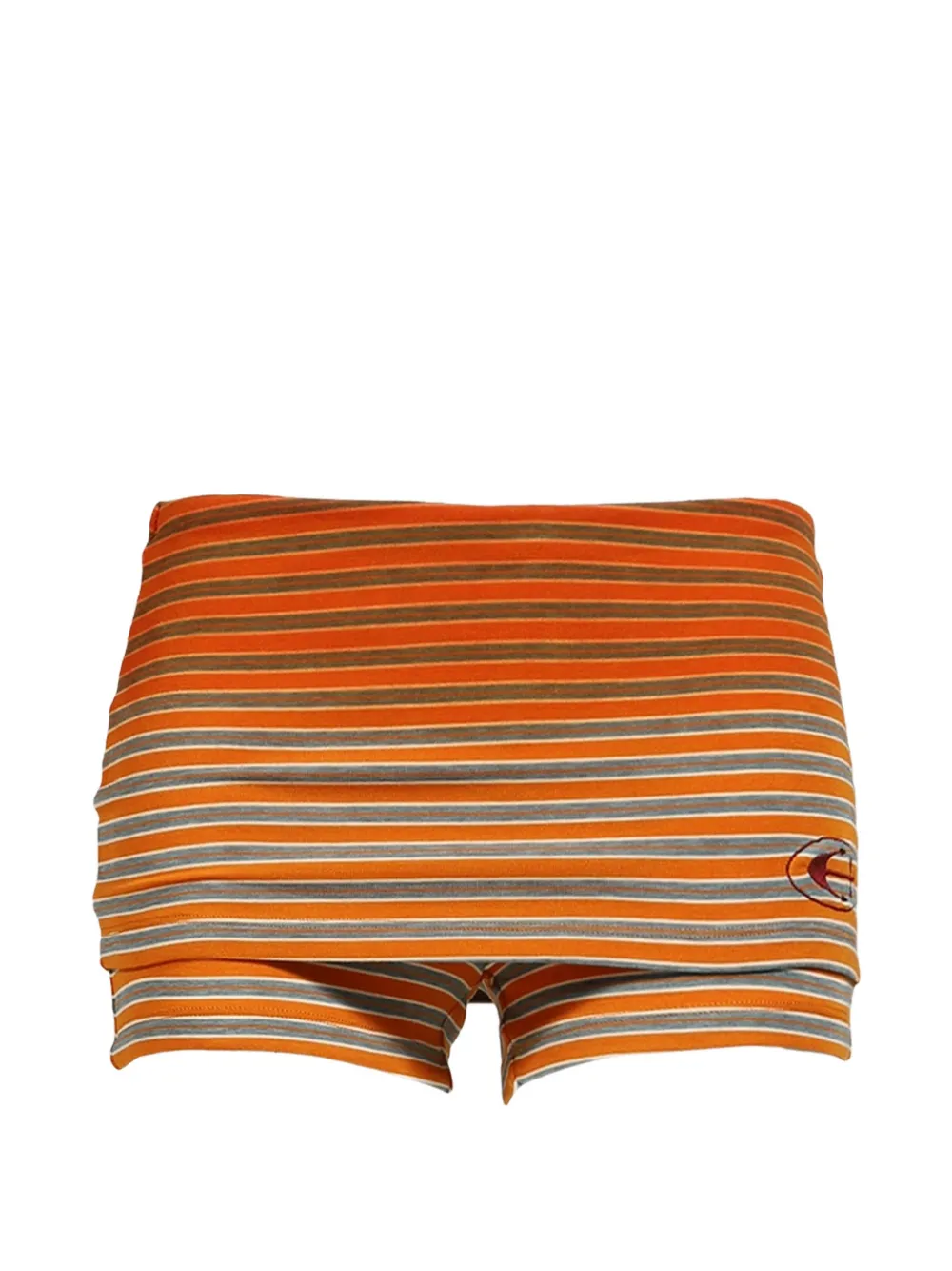 Anomalies Department gradient striped layered shorts