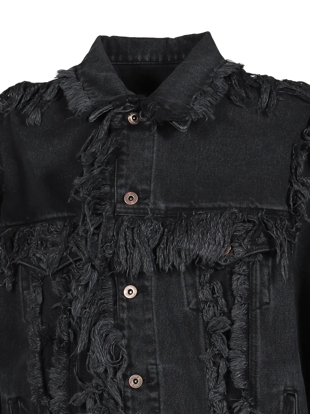We11done Denim jack Zwart