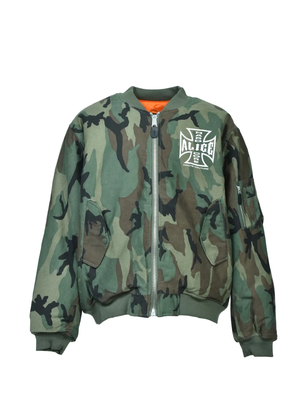 ALICE HOLLYWOOD Giacca con stampa camouflage - Verde
