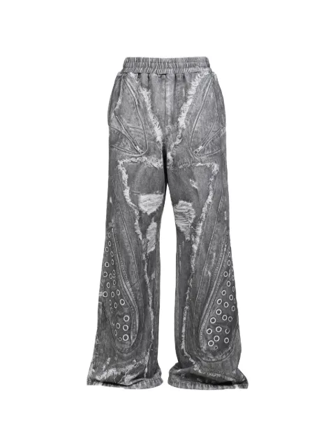 VIVAMUS pantalones de chándal con estampado vaquero