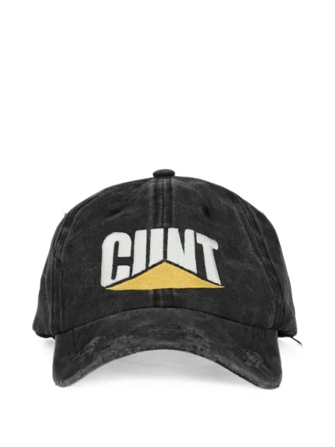 CAPTURE GALLERY distressed embroidered baseball cap