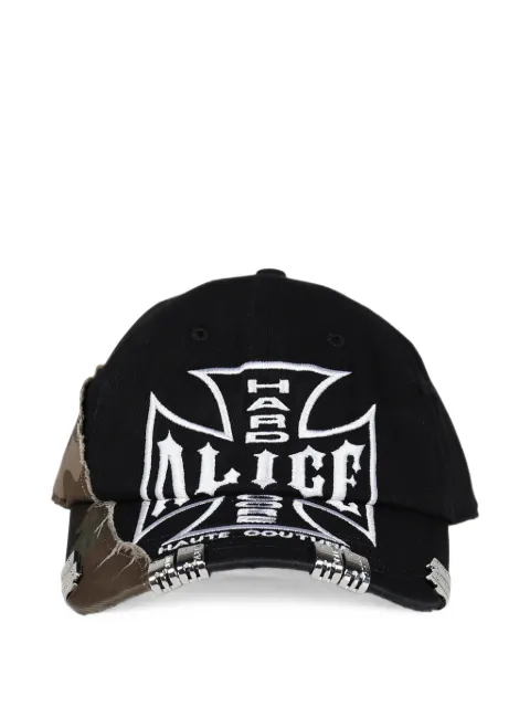 N.HOOLYWOOD camo-print distressed cap