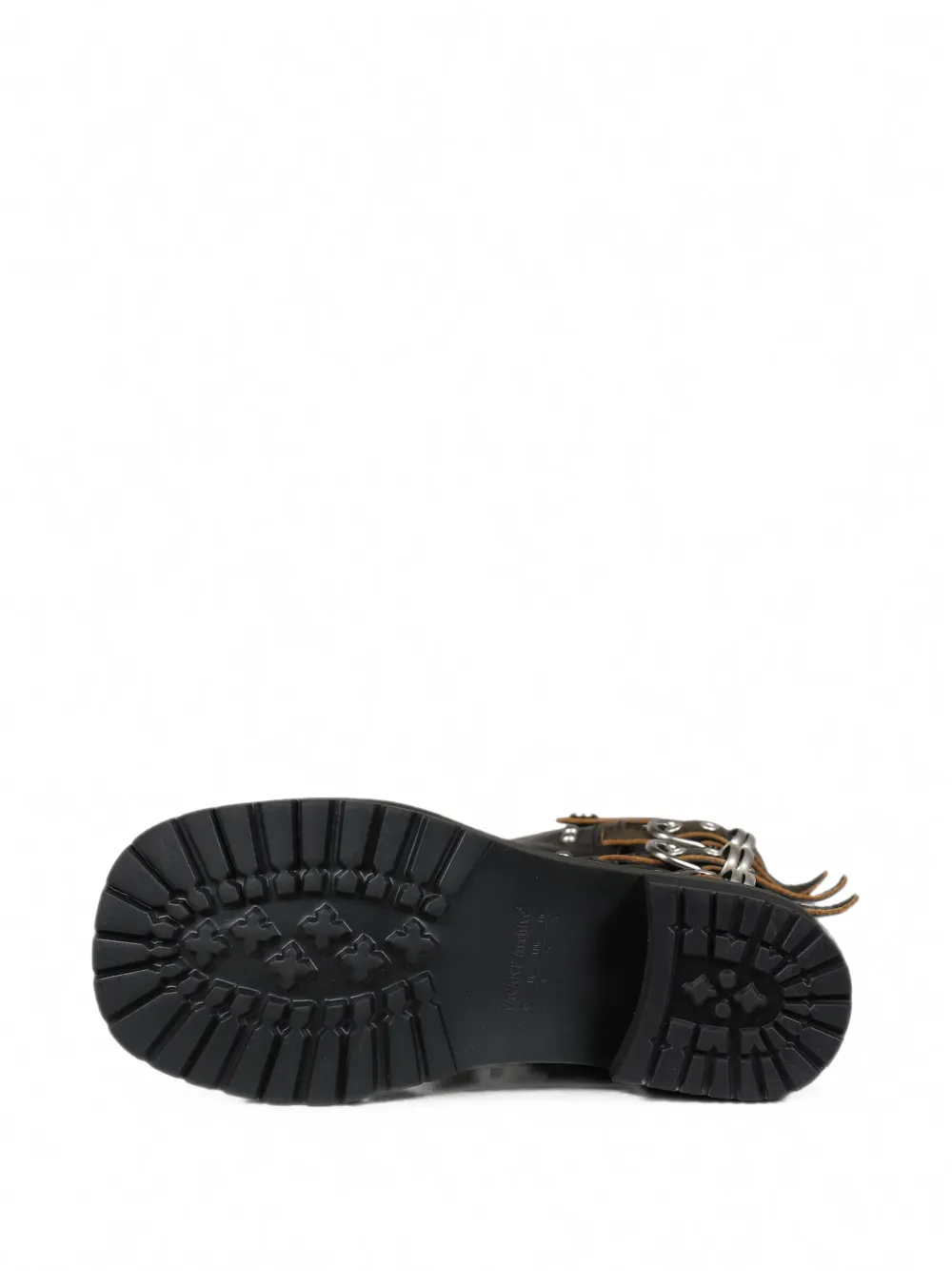VACANT Archive Ivan buckle-strap mid-calf boots Bruin