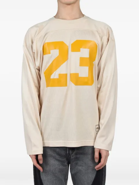 Dear BORO number-print T-shirt