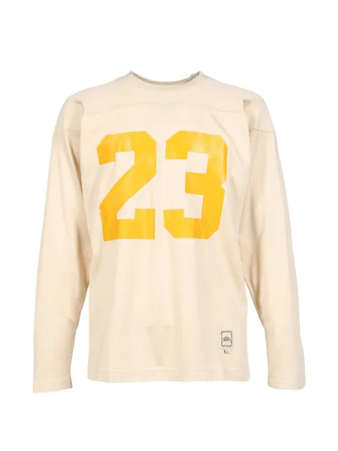 Dear BORO number-print T-shirt