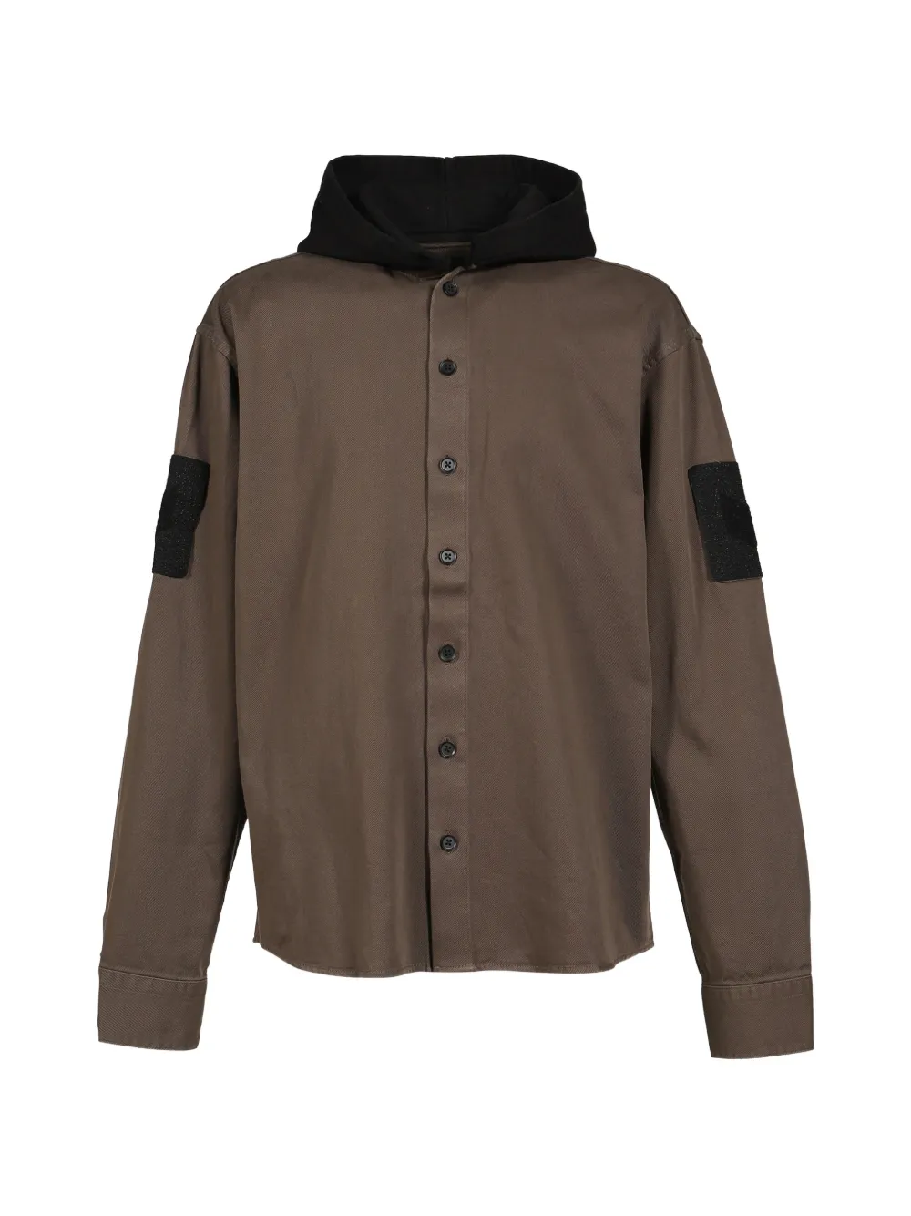 DIARY 1999 logo-print hooded shirt - Grün