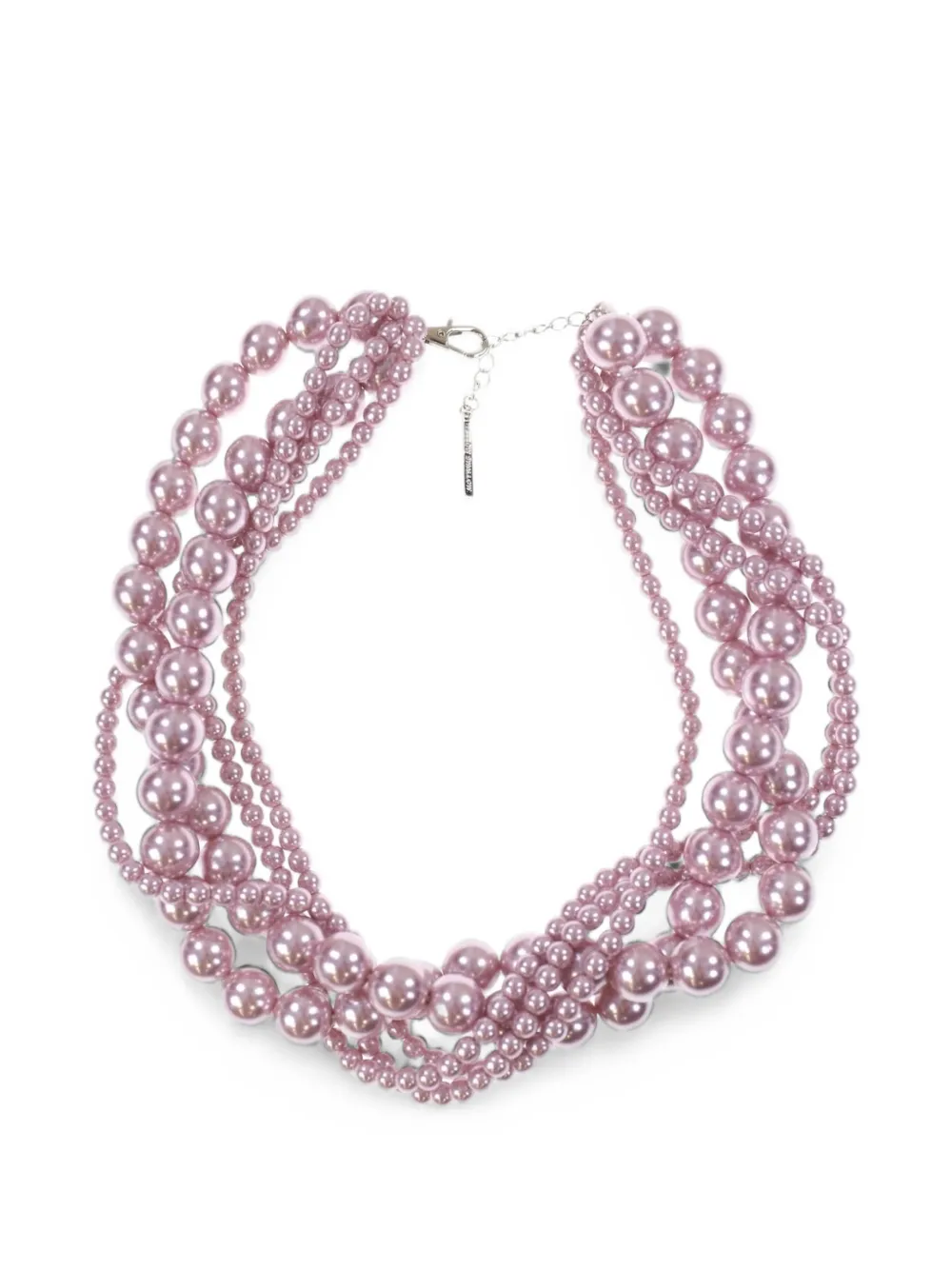 YELLOWSWALLOW Pearl Current layered necklace