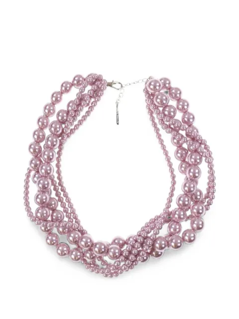 YELLOWSWALLOW Pearl Current layered necklace