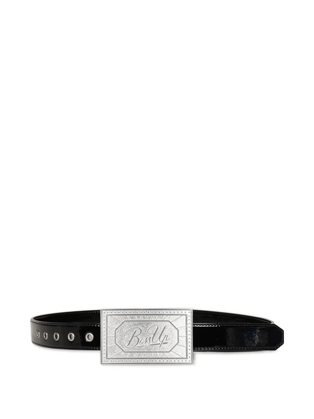 BossUp logo-plaque enamel-finish belt