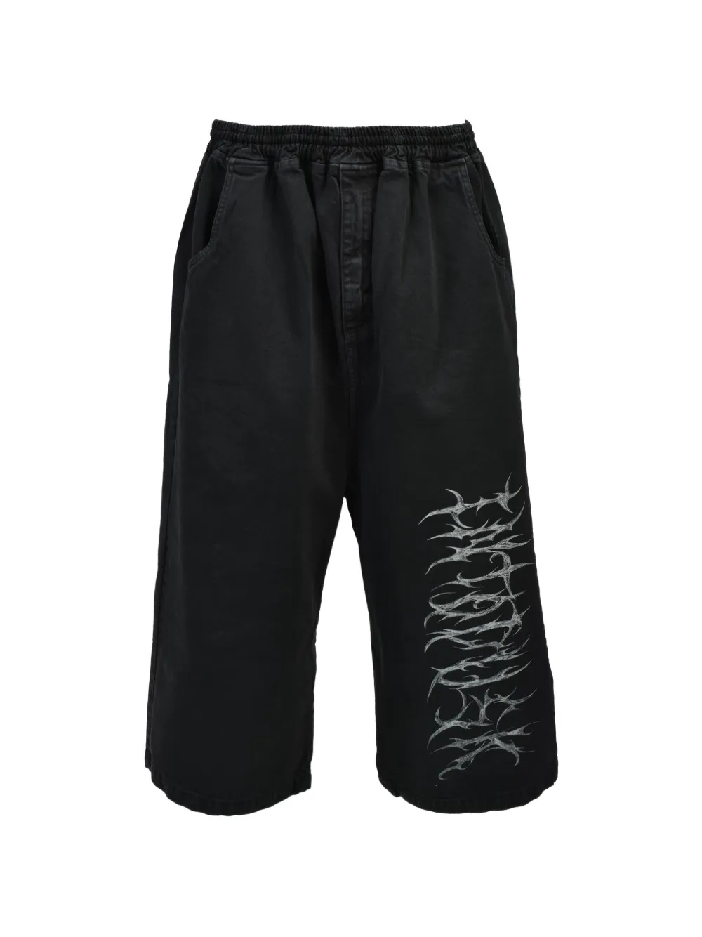 Intodusk Dustshadow logo-print jeans - Nero