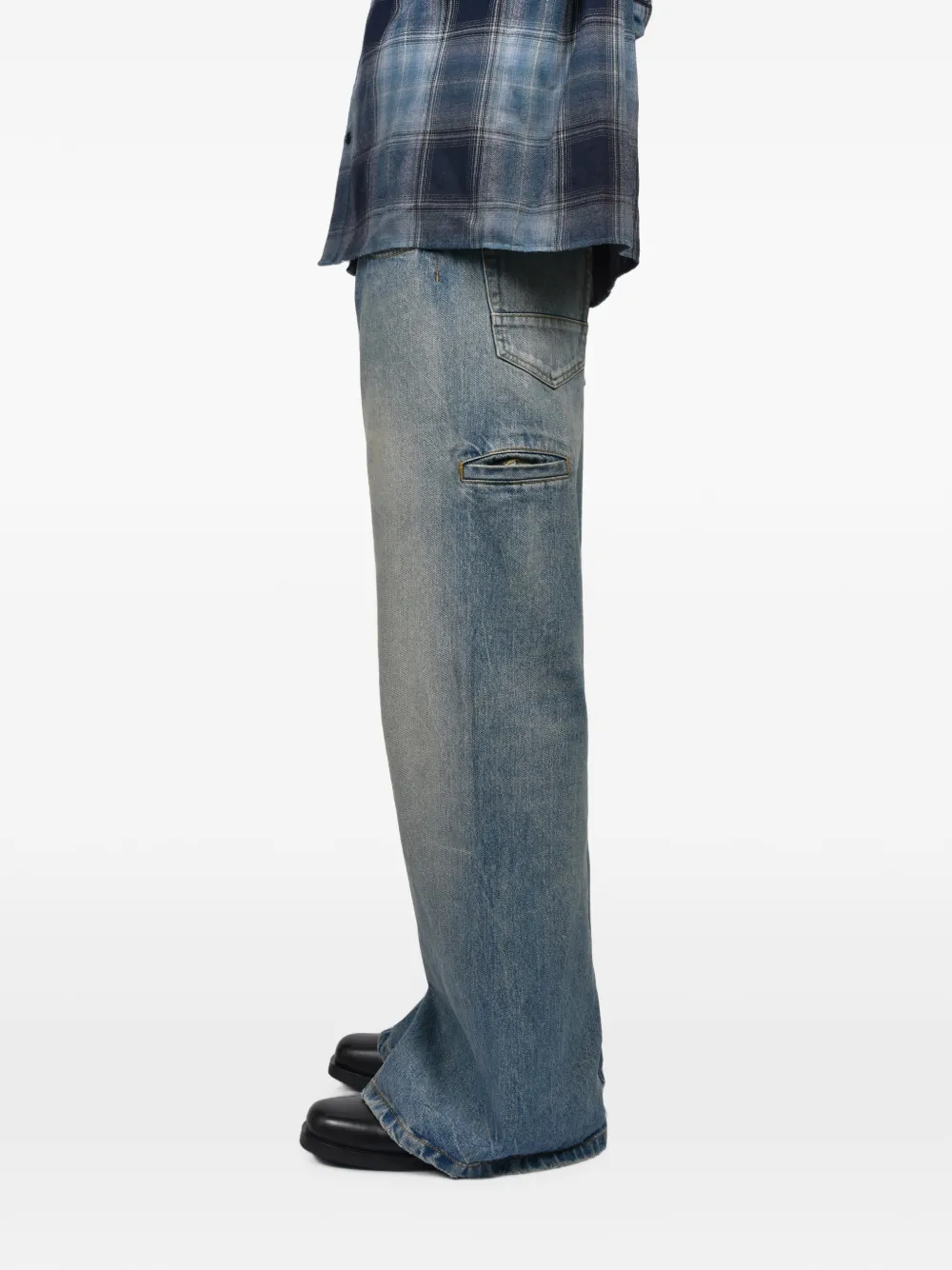 CEDARWOOD Saunter bootcut jeans Blauw