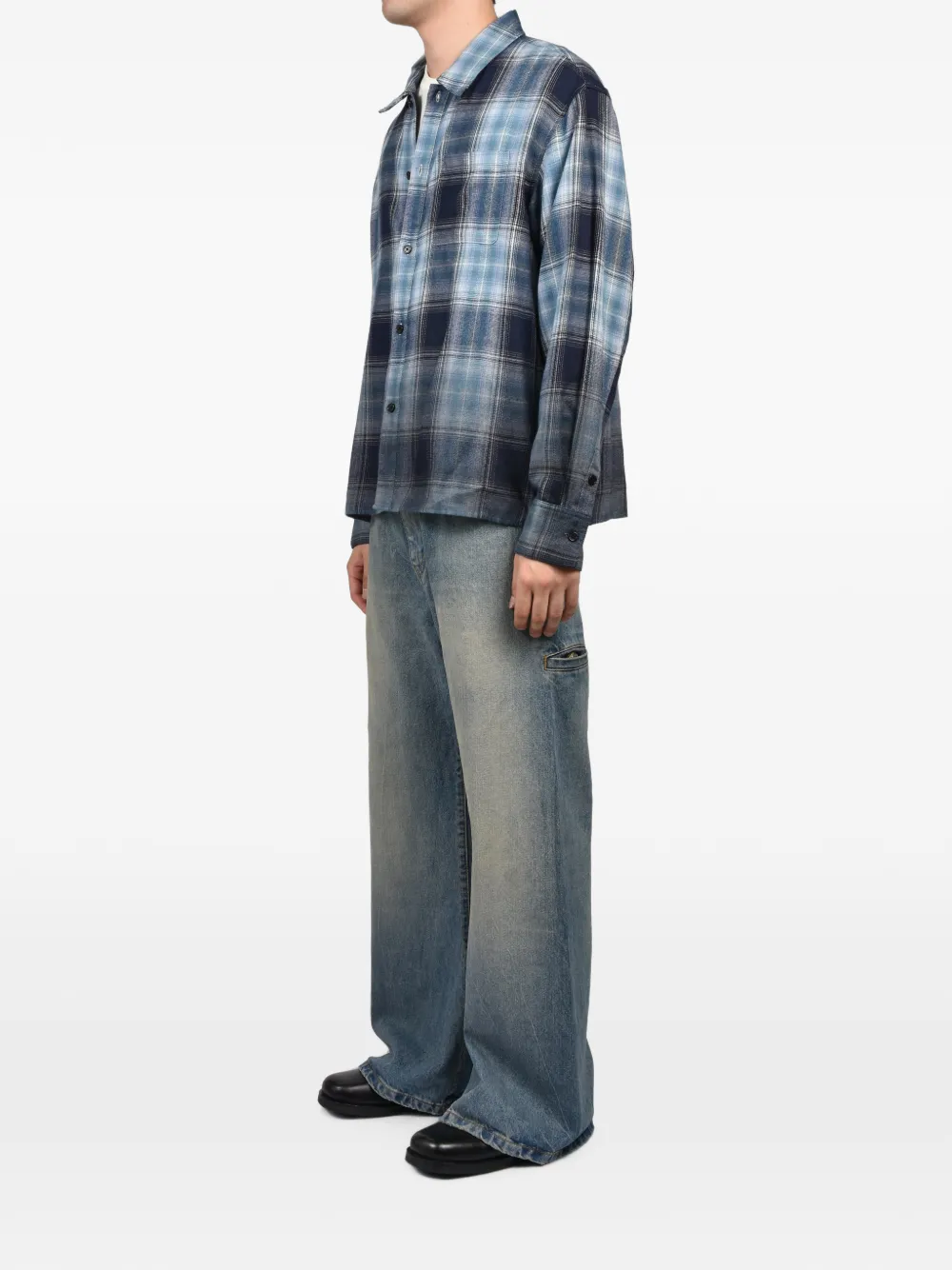 CEDARWOOD Saunter bootcut jeans Blauw
