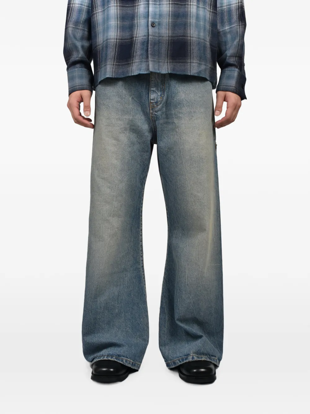 CEDARWOOD Saunter bootcut jeans Blauw