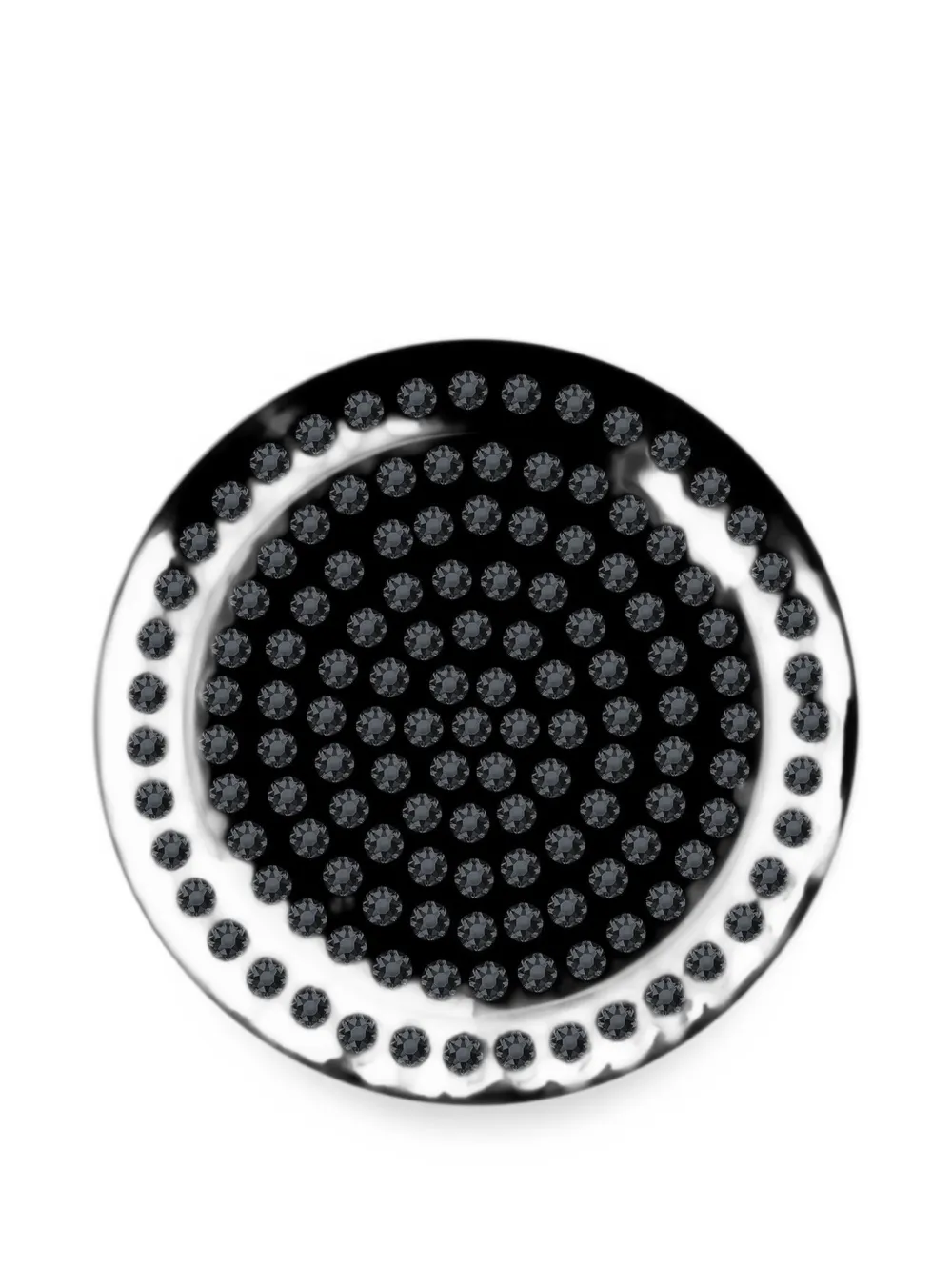 SECRETFACT Swarovski crystal-embellished MagSafe phone grip - Nero