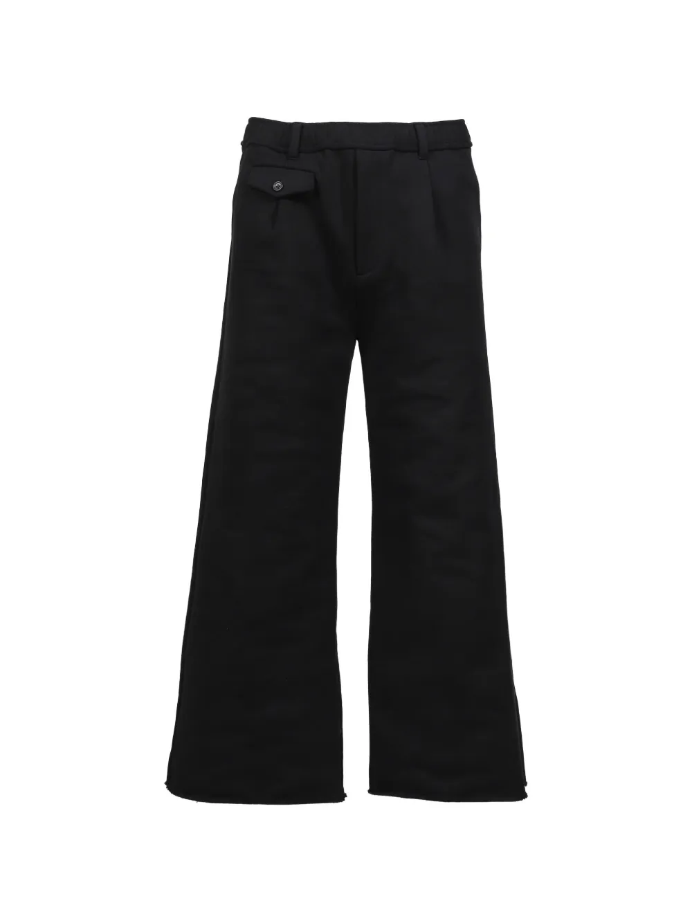 CEDARWOOD cut-off Bored track pants - Nero