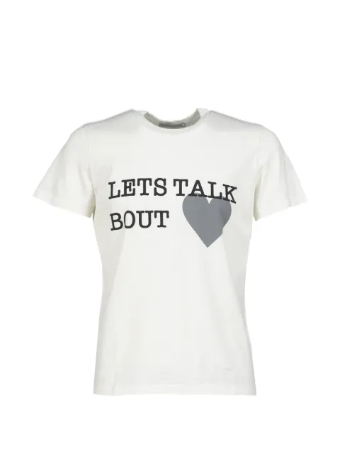 CEDARWOOD slogan-print fitted t-shirt