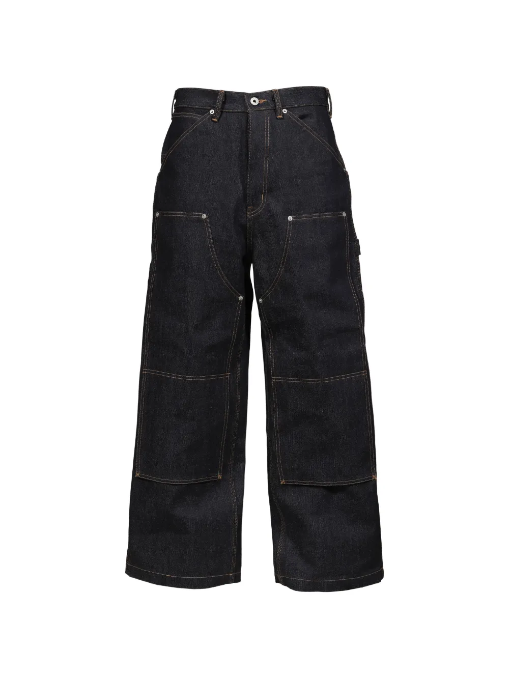 DAIRIKU rigid double-knee jeans - Blu