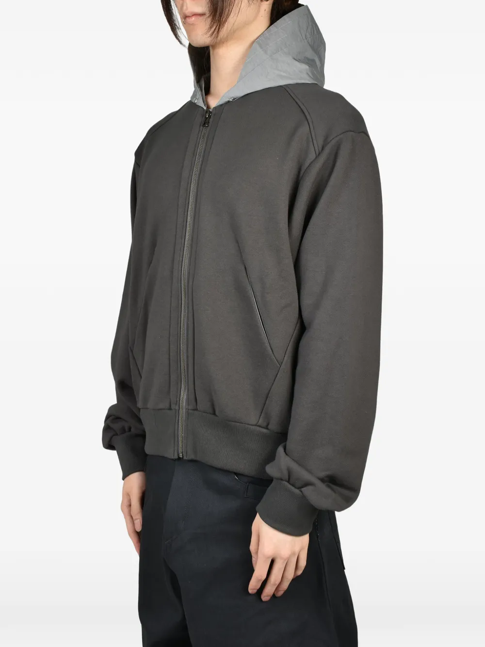 ryaw Save hoodie met rits Grijs