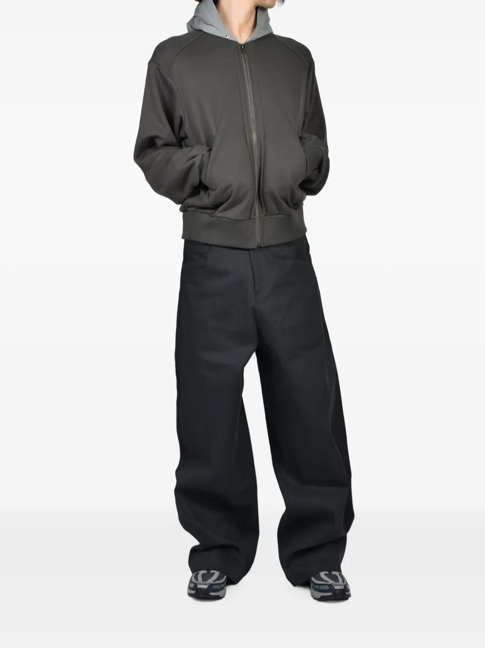 ryaw Save hoodie met rits Grijs