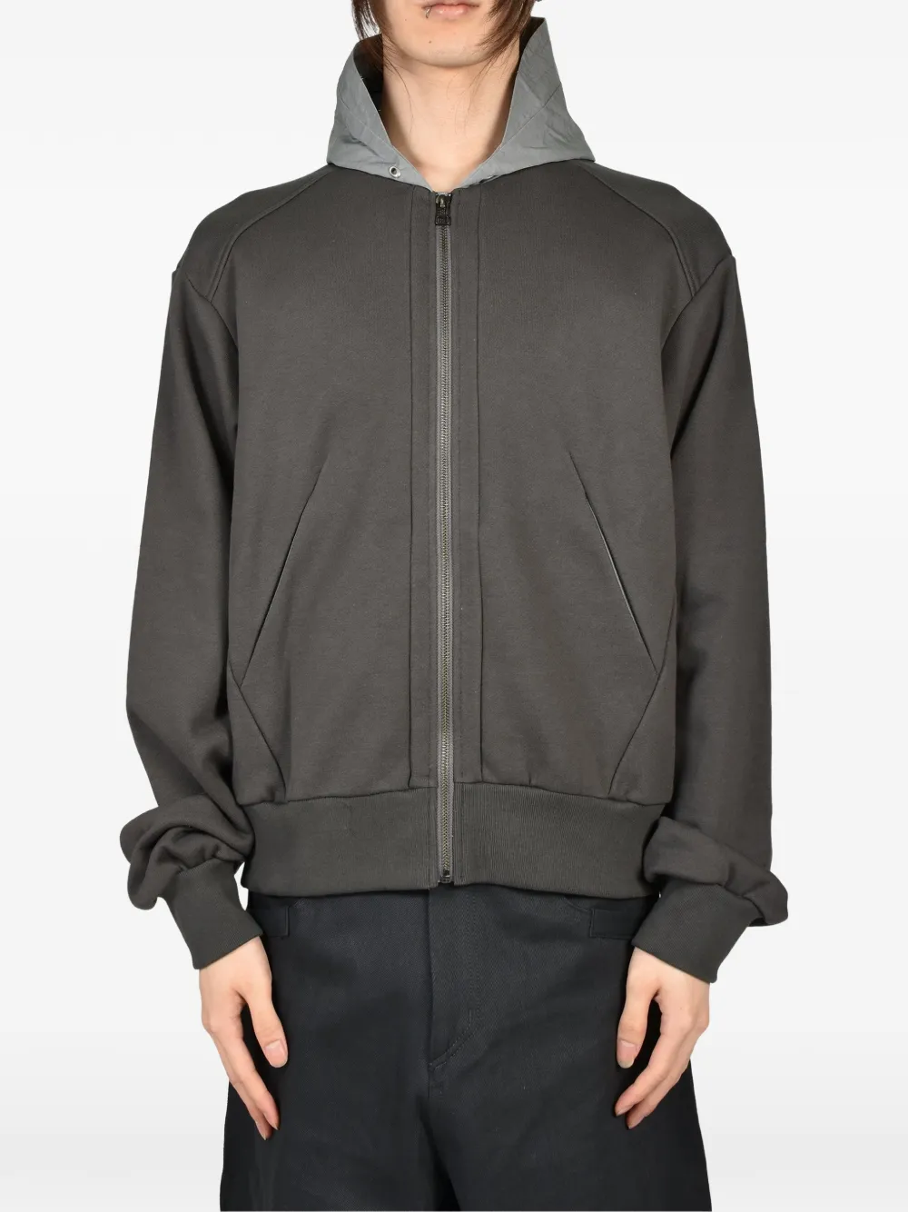 ryaw Save hoodie met rits Grijs