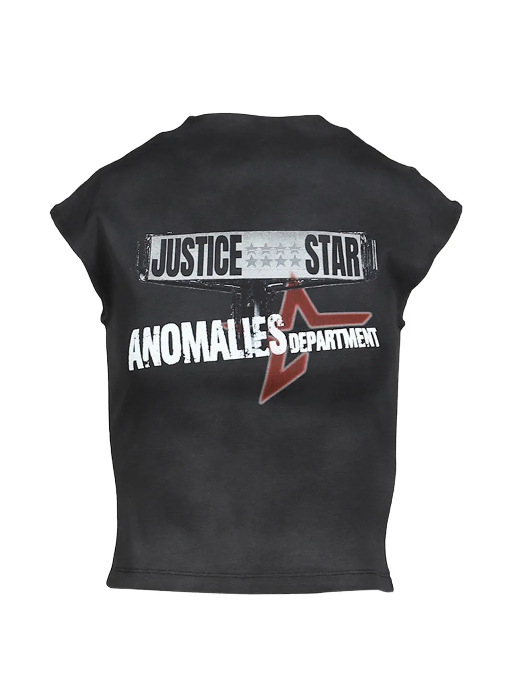 Anomalies Department graphic-print mock-neck T-shirt