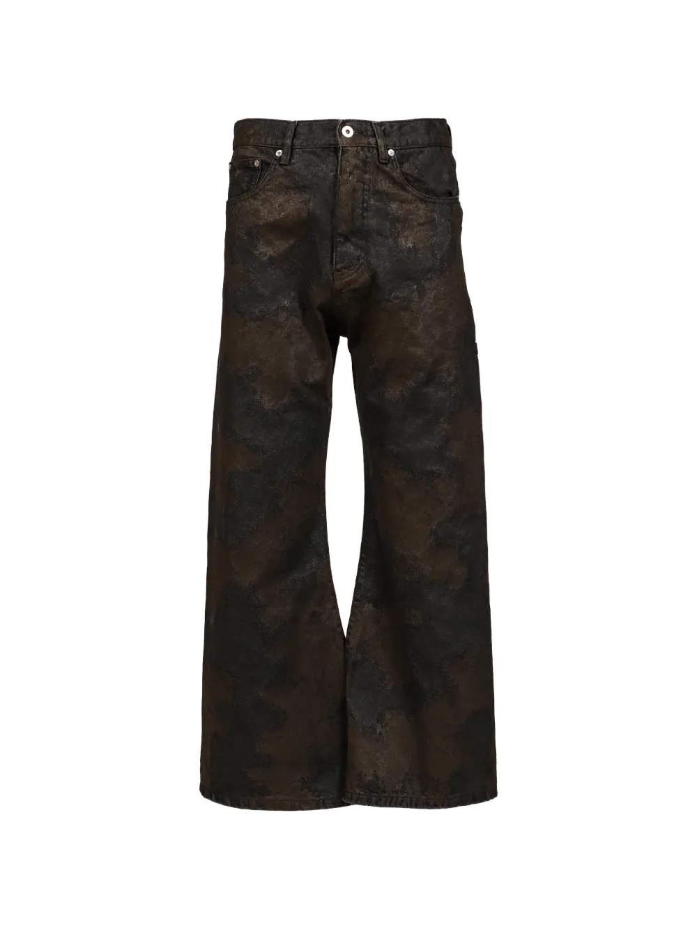 CEDARWOOD Saunter Cut aged-effect jeans - Marrone